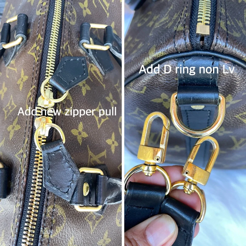 LOUIS VUITTON Speedy 35 Custom Bandoulire - Picture 8 of 15